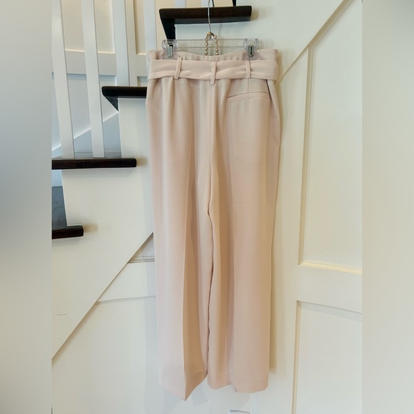 Blush Wide-Leg, High-Waisted Trousers Size 6 - Picture 4 of 6